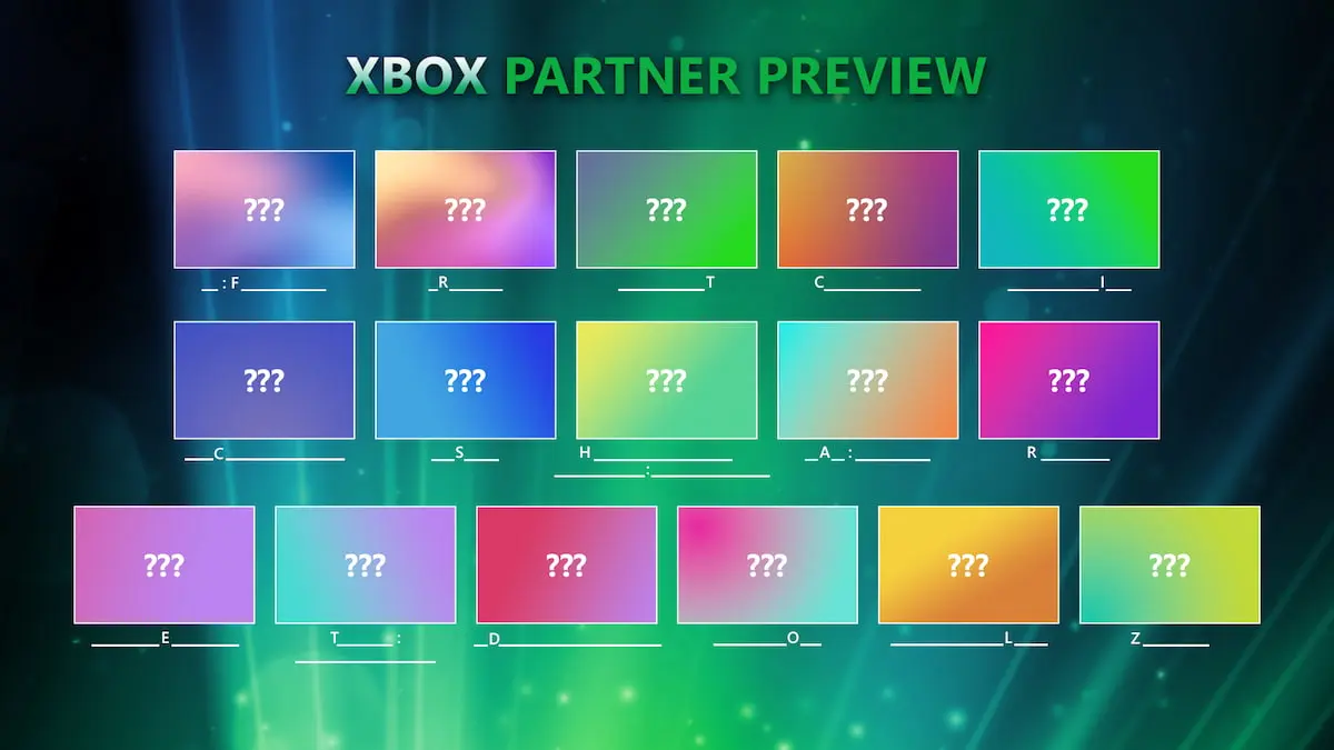 Tổng hợp mọi thứ tại Xbox Partner Preview hôm nay