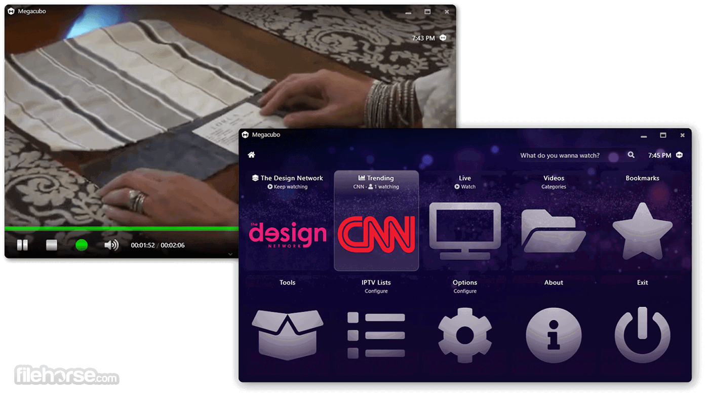 Megacubo 17.6.2 (64-bit) - Cập nhật mới cho ứng dụng xem TV IPTV