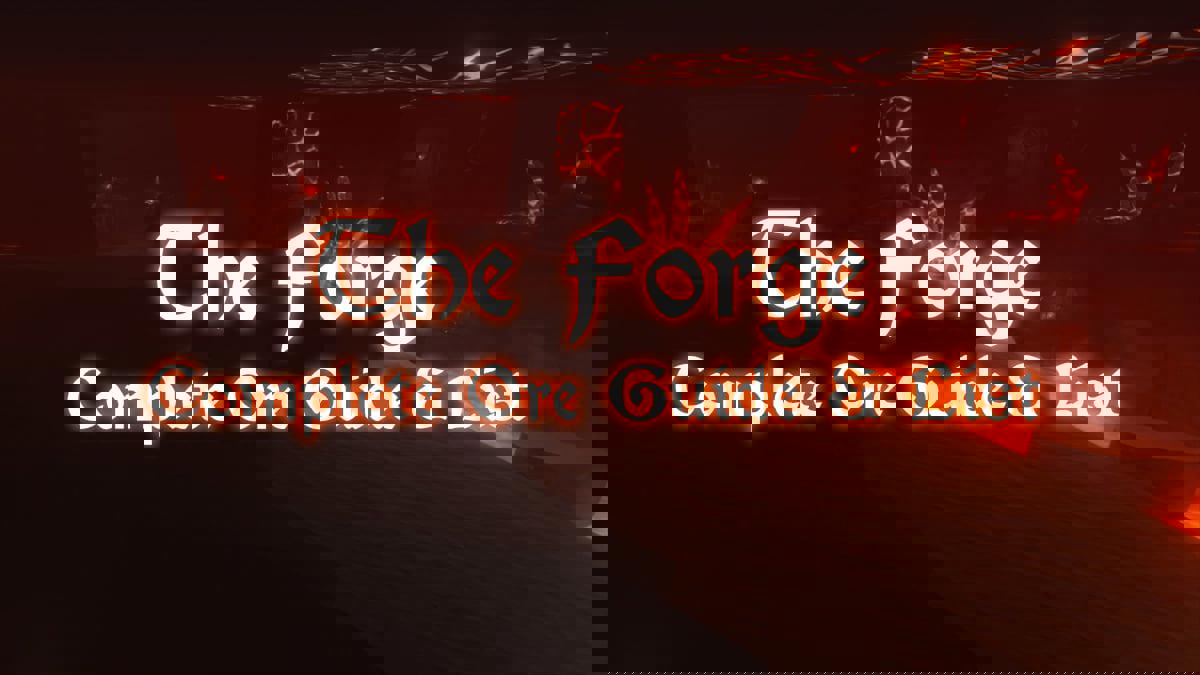 All Ores in The Forge – Complete Ore Guide [RELEASE]