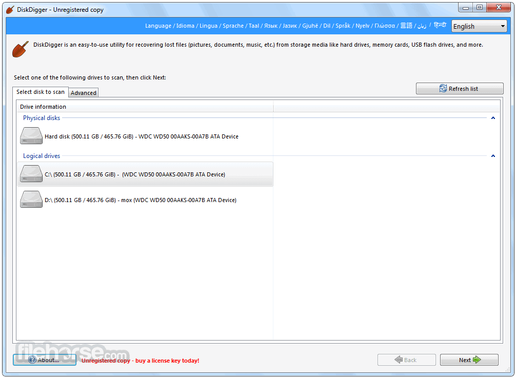 DiskDigger 2.0.13.4127 — Bản cập nhật tập trung vào ổn định và phục hồi hiệu quả