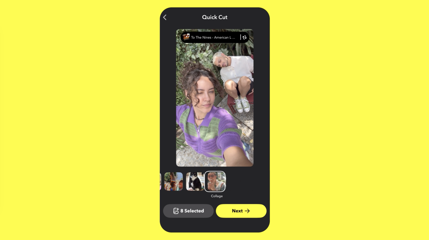 Snapchat ra Quick Cut: ghép video tự động ngay trên ứng dụng
