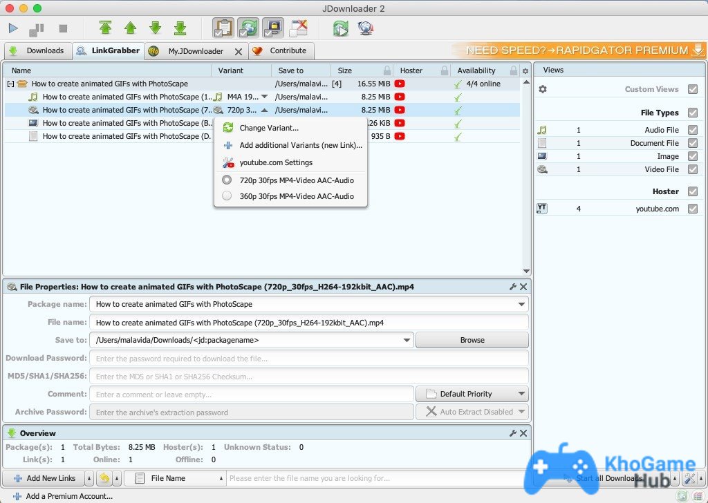 Phần mềm tải file đỉnh nhất JDownloader 2 Phần mềm tải file đỉnh nhất JDownloader 2