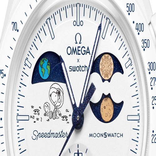 Swatch MoonSwatch Mission To Earth — Moonshine Gold Cold Moon: Giá & Thông số