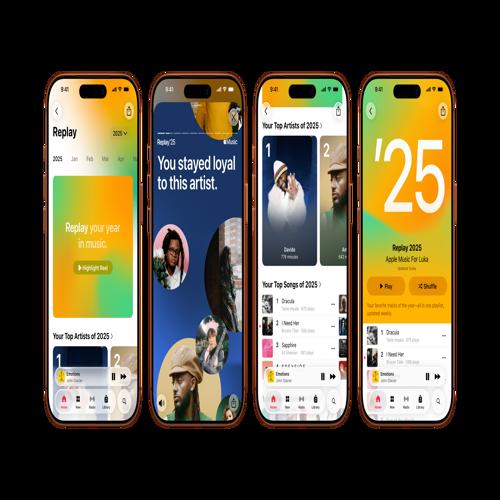 Apple Music Replay 2025 trở lại với thống kê nghe nhạc mới
