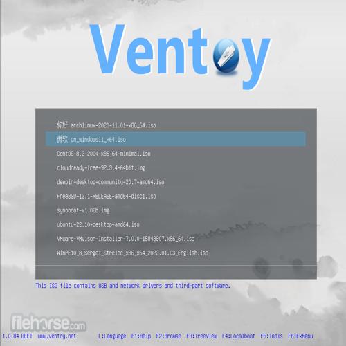 Ventoy 1.1.08: Cập nhật tiện ích tạo USB boot linh hoạt và ổn định hơn
